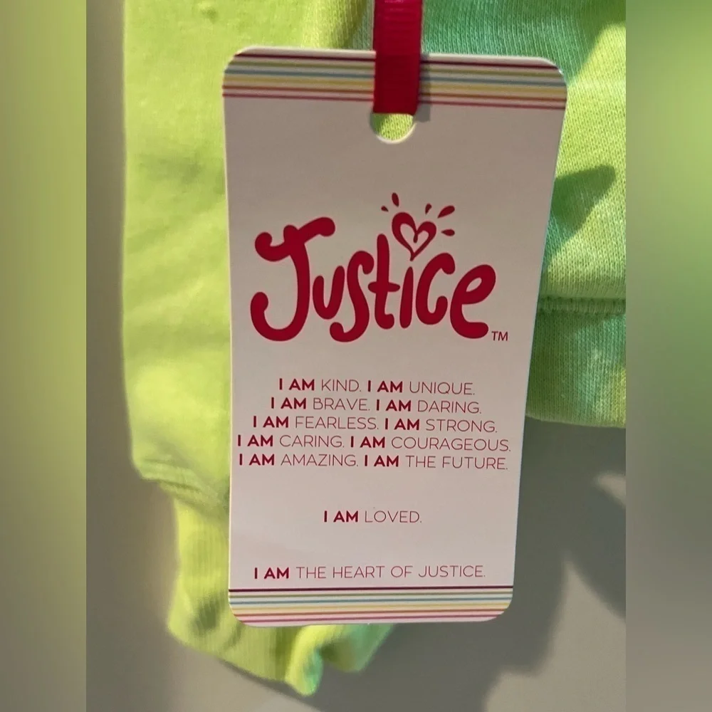 Girl’s Justice Hoodie, size 10, NEW!